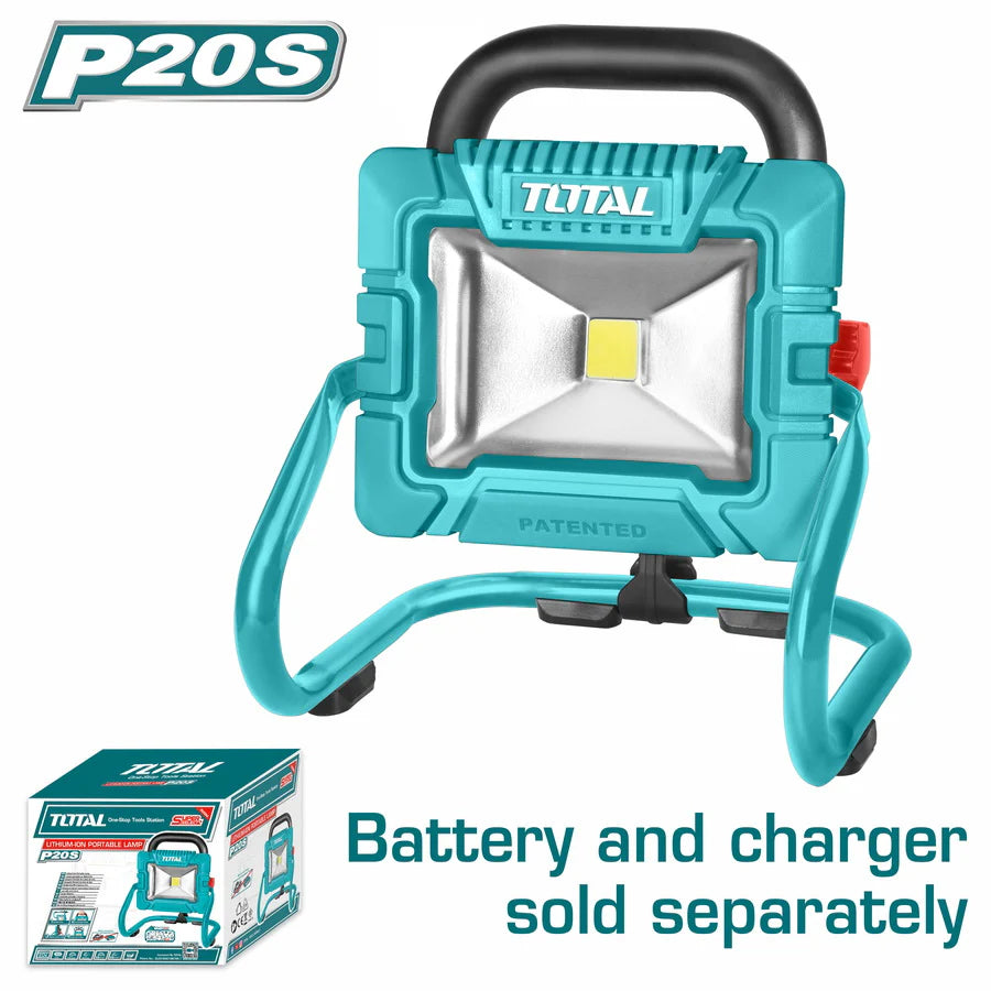 TOTAL TWLI2025 20V Lithium-Ion Portable LED Lamp Total